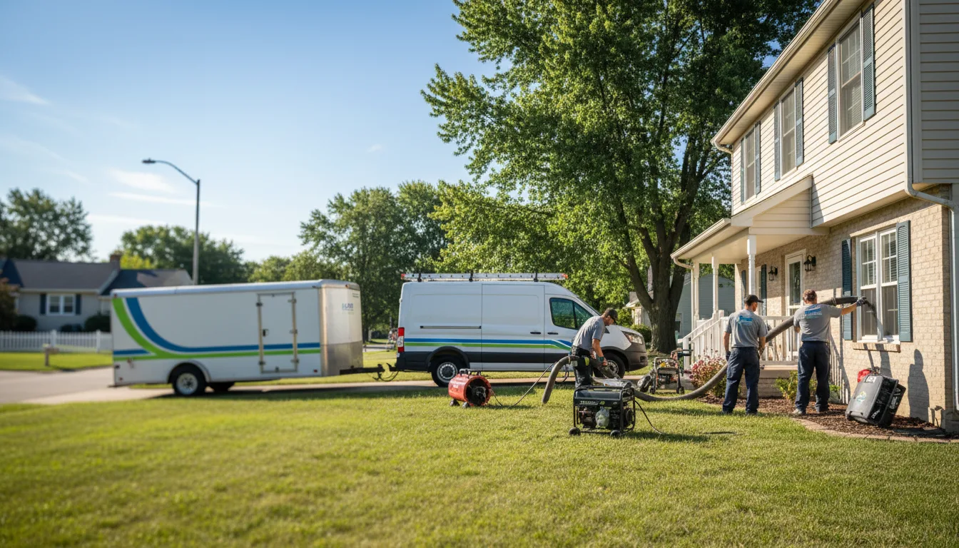 Flooded Basement Restoration And Cleanup With Repair in Milton, IA near me
